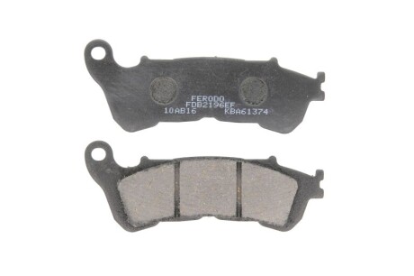Гальмівні колодки задн, призначення: скутери/малі мотоцикли, матеріал: eco friction-EF, 45,4x118,1x8,4мм HARLEY DAVIDSON XL HONDA CB, CBF, CBR, CTX, FES, FJS, FORZA, INTEGRA 125-1800 2001-2018 - FERODO FDB2196EF