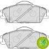 Комплект гальмівних накладок, дискове гальмо PREMIER ECO FRICTION - (581011CA00, 581011CA10, 5810125A00) FERODO FDB4076 (фото 1)