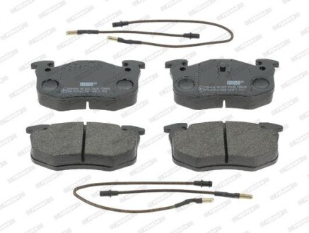 Комплект гальмівних колодок передн, CITROEN BX 1.1-1.9D 09.82-12.94 - ((95624484, 95589273, E172143, 1617247480)) FERODO FDB428B