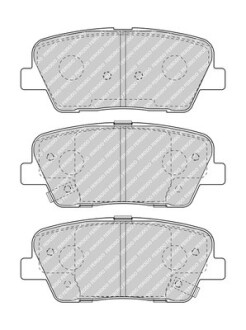 Гальмiвнi колодки, к-кт. - FERODO FDB4391