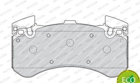 Фото 2 - Гальмівні колодки FERODO FDB4468