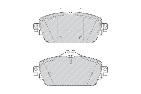 Фото 2 - Тормозные колодки FERODO FDB4870