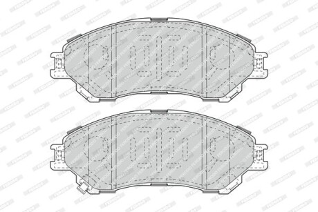 Колодки дискового гальма - (5581061M50, 5581061M00000, 5581061M00) FERODO FDB4884