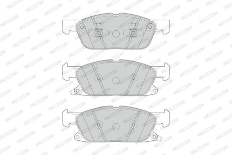 Комплект тормозных колодок - (f2GZ2001C, F2GZ2001A, F2GC2001CB) FERODO FDB4930