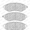 Комплект гальмівних накладок, дискове гальмо PREMIER ECO FRICTION - (94566892) FERODO FDB4971 (фото 2)