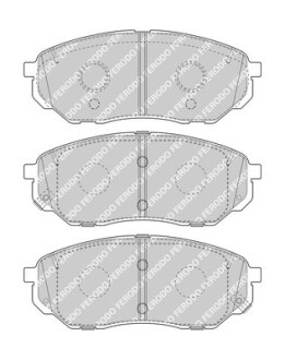Гальмівні колодки, дискові - FERODO FDB4983