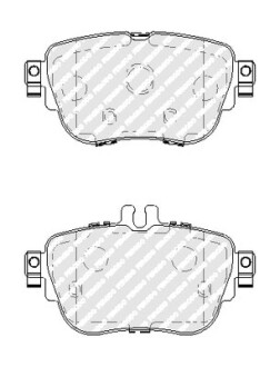 Фото 2 - Тормозные колодки FERODO FDB5032