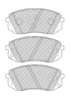 Гальмівні колодки дискові - (58101D7A70) FERODO FDB5039