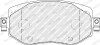 Комплект гальмівних колодок передн, RENAULT MEGANE IV 1.0-1.6 11.15- - ((410603407R)) FERODO FDB5104 (фото 1)