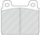 Комплект гальмівних колодок передн, MERCEDES /8 (W114), /8 (W115) ALFA ROMEO SPIDER VW TRANSPORTER T2, TRANSPORTER T3 1.6-2.5 08.67-07.92 - ((0005860842, 211698151C, 211698151E, 211615115D, 251698151B)) FERODO FVR84 (фото 2)
