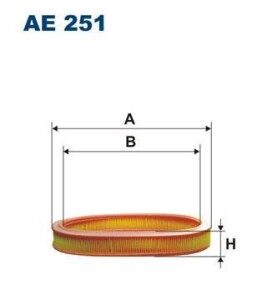 Воздушный фильтр - FILTRON AE251