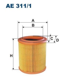 Воздушный фильтр - FILTRON AE311/1