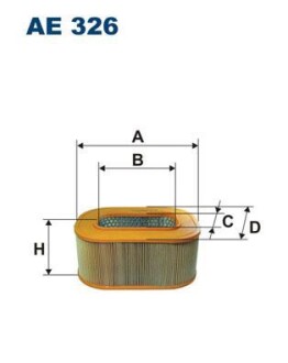 Повітряний фільтр - FILTRON AE326