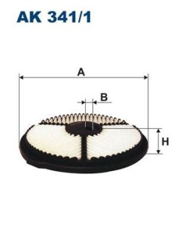 Повітряний фільтр - FILTRON AK341/1
