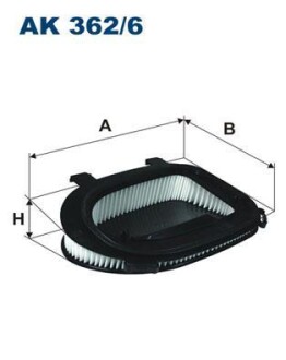 Повітряний фільтр - FILTRON AK362/6