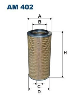 Повітряний фільтр - (0010947904, 0022860400, 0003563608) FILTRON AM402