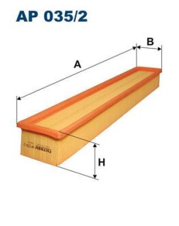 Повітряний фільтр - FILTRON AP035/2