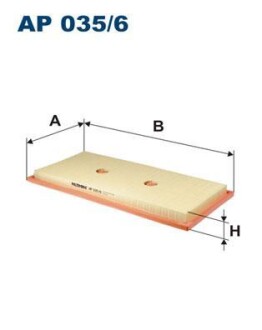 035/6 AP FILTR POWIETRZA MERCEDES E-KLASA W212 300-350 11- - FILTRON AP0356