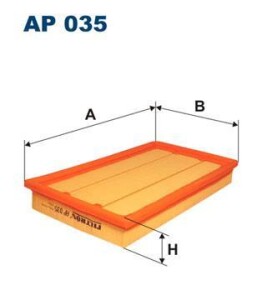 Воздушный фильтр - FILTRON AP035
