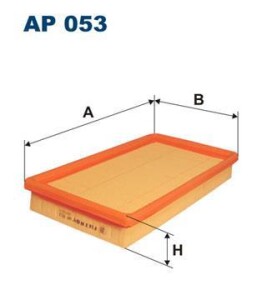 Воздушный фильтр - FILTRON AP053