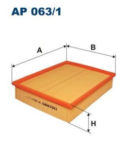 Повітряний фільтр - FILTRON AP063/1