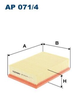 Повітряний фільтр - FILTRON AP071/4