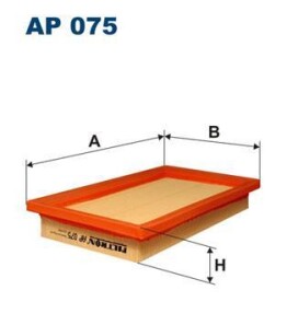 Воздушный фильтр - (2637030000, 71736131, 7688774) FILTRON AP075
