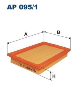 Воздушный фильтр - FILTRON AP095/1