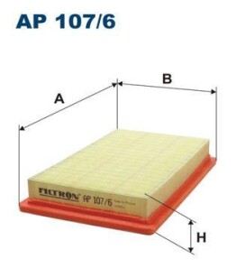 Воздушный фильтр - (2811305700, 2811305701, 2811302750) FILTRON AP107/6