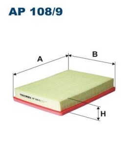 Повітряний фільтр - FILTRON AP108/9