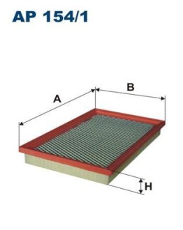 Повітряний фільтр - FILTRON AP154/1