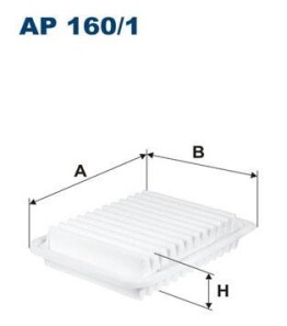 Воздушный фильтр - (178010M020, 17801YZZ05, 178010M010) FILTRON AP160/1 (фото 1)