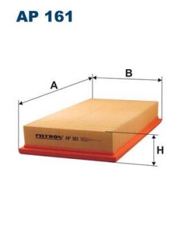 Повітряний фільтр - (rf7113z40, rf7113z40a, rf7113z40a9a) FILTRON AP161
