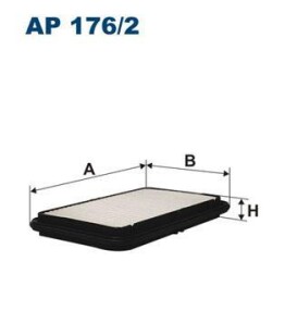 Воздушный фильтр - (1378080GA0, 1378080GA0000) FILTRON AP176/2