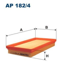 Воздушный фильтр - (k30C13Z40A, 0K30A13320, 0K30C13Z40K) FILTRON AP182/4