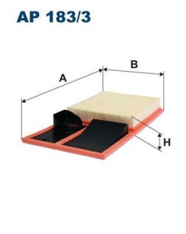 Повітряний фільтр - FILTRON AP183/3