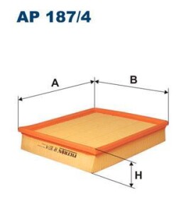 Воздушный фильтр - FILTRON AP187/4