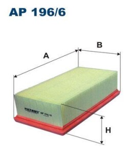 Повітряний фільтр - FILTRON AP196/6