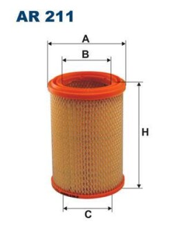 Повітряний фільтр - FILTRON AR211