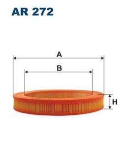 Повітряний фільтр - FILTRON AR272