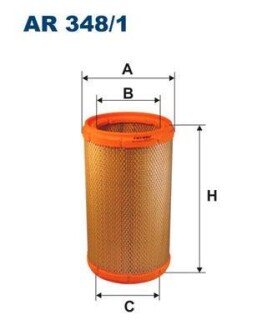 Повітряний фільтр - FILTRON AR348/1