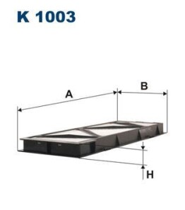 Фильтр, воздух во внутренном пространстве - FILTRON K1003