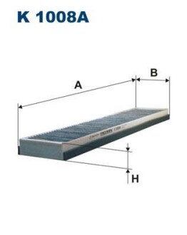 Фильтр, воздух во внутренном пространстве - FILTRON K1008A