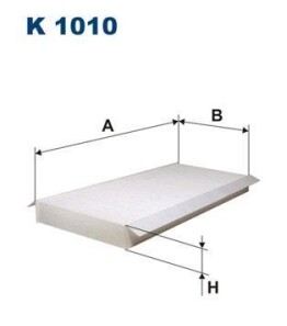 Фильтр, воздух во внутренном пространстве - FILTRON K1010