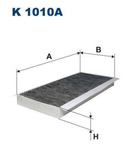 Фильтр, воздух во внутренном пространстве - FILTRON K1010A