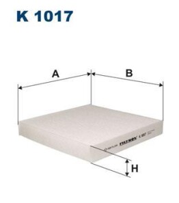 Фильтр, воздух во внутренном пространстве - FILTRON K1017