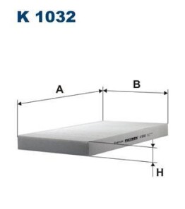 Фильтр, воздух во внутренном пространстве - FILTRON K1032