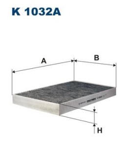 Фильтр, воздух во внутренном пространстве - FILTRON K1032A