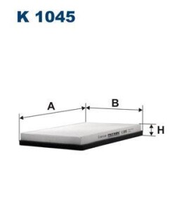 Фильтр, воздух во внутренном пространстве - FILTRON K1045