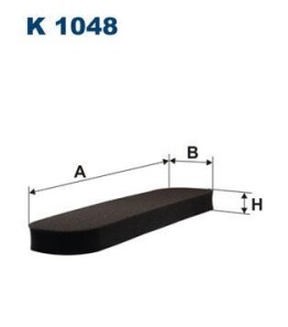 Фильтр, воздух во внутренном пространстве - FILTRON K1048